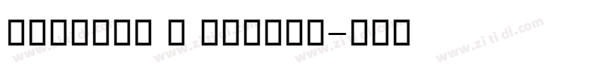 Optical B Normal字体转换